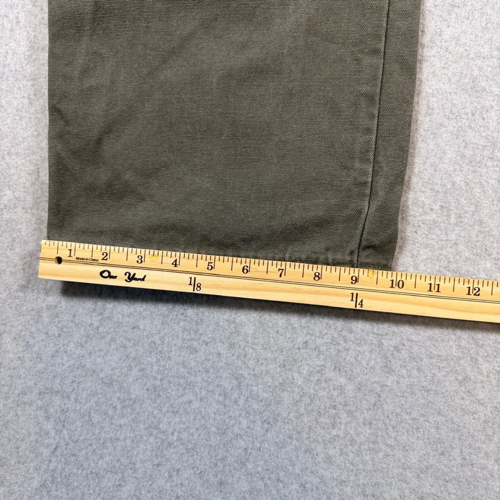 Dickies Carpenter Pants Mens 44x30 Olive Green Relaxed Canvas Utility Gorpcore - Picture 11 of 11